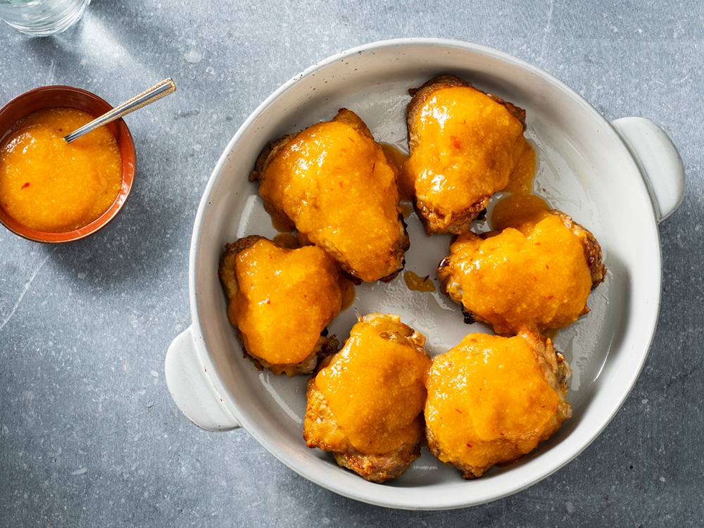 Chicken with Spicy Mango Sauce | Savory