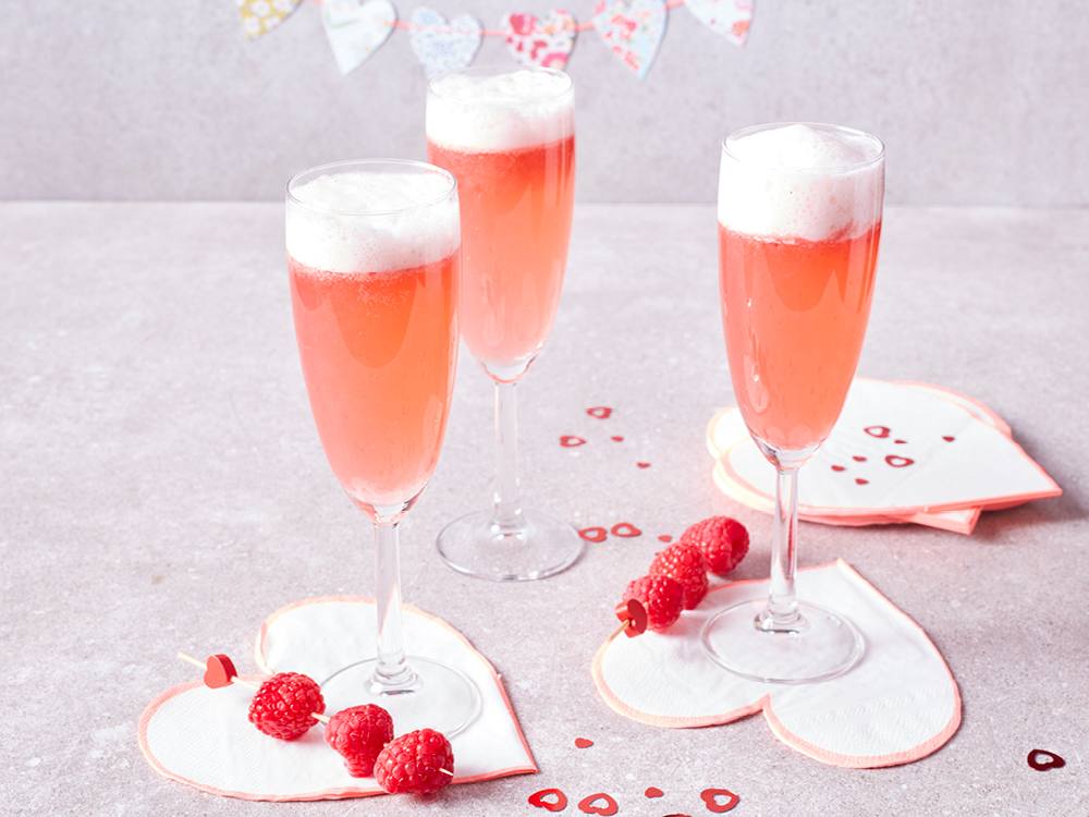 Raspberry Bellinis | Savory