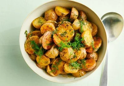 Roasted Baby Potatoes with Dill