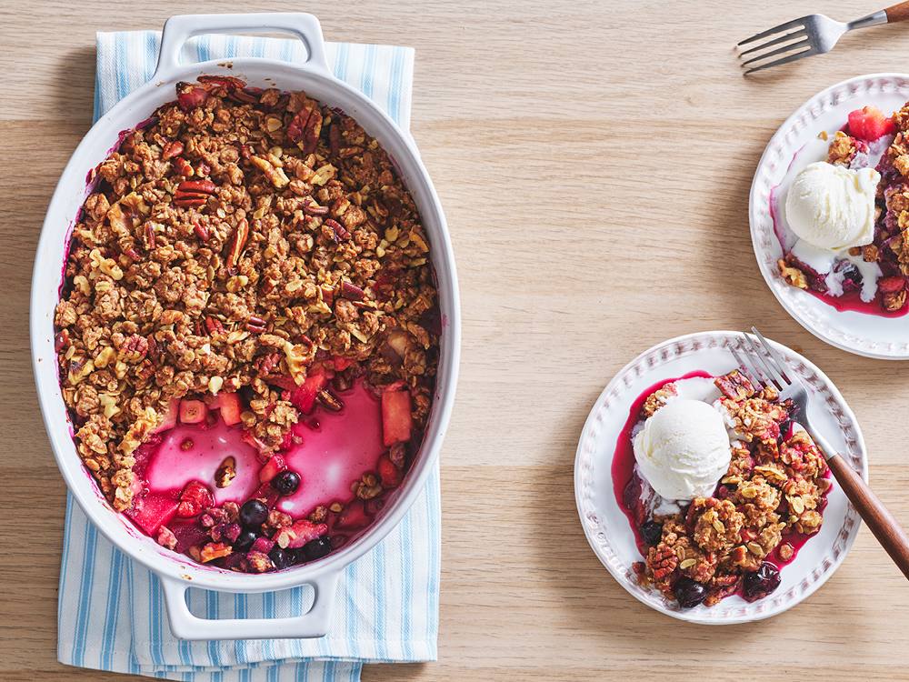 Mixed Fruit Crumble Savory