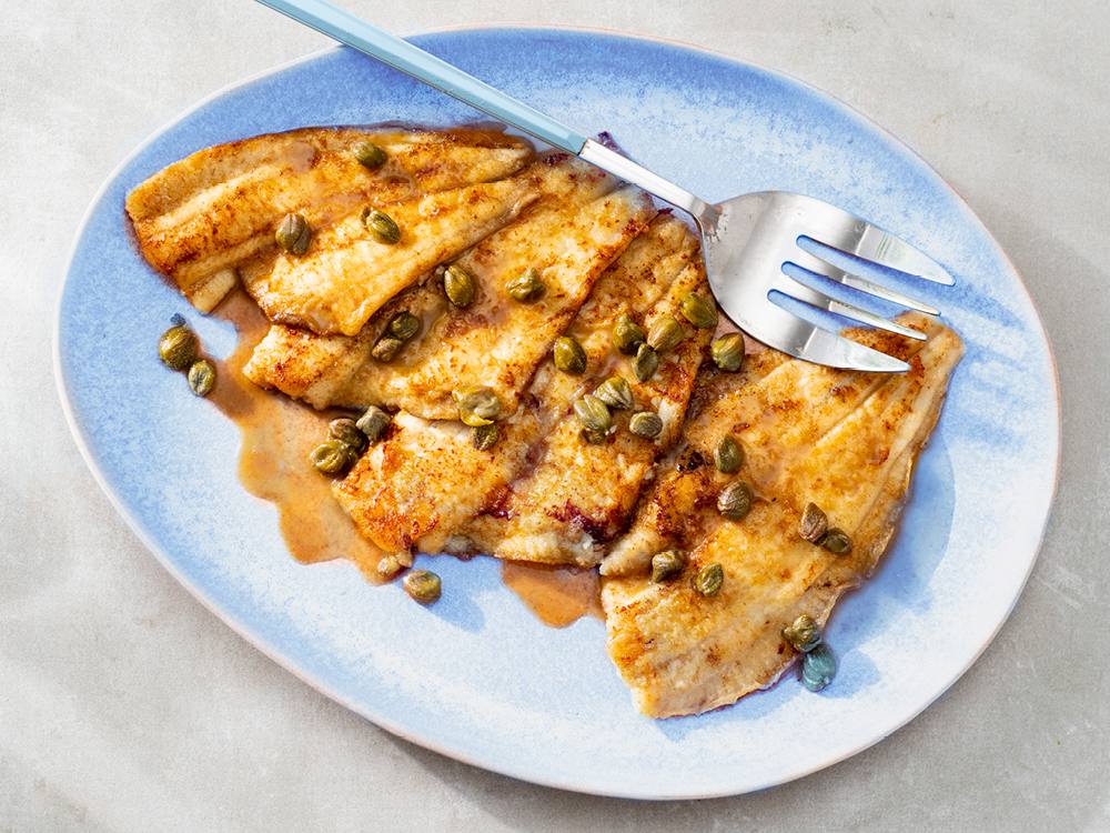 Flounder Piccata Savory