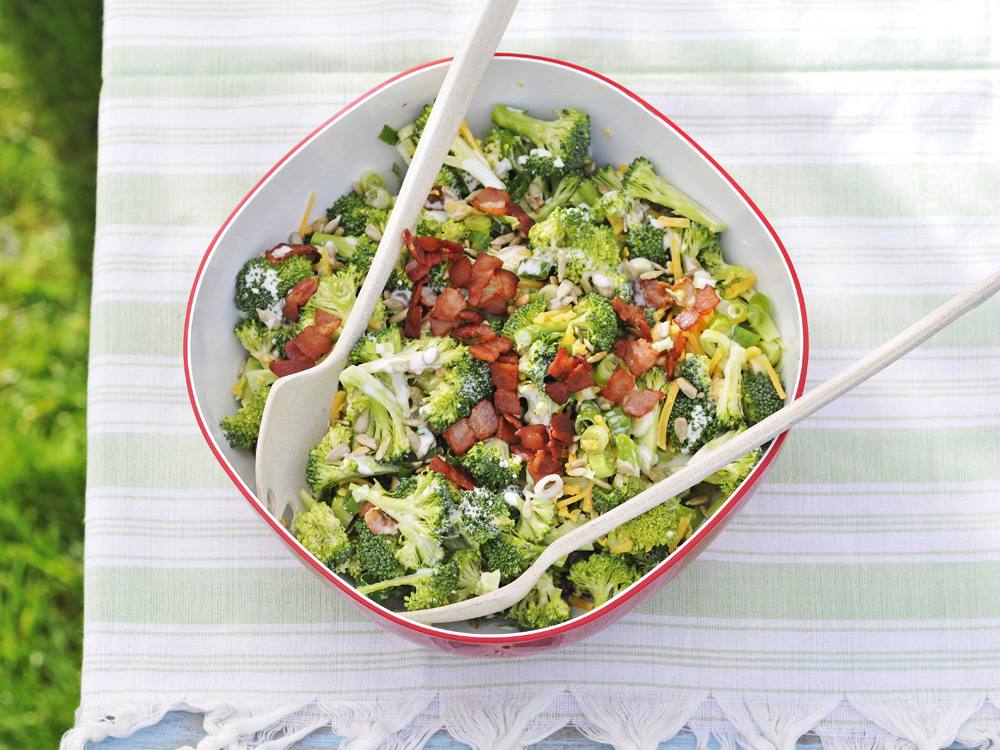 Broccoli Salad with Buttermilk Dressing | Savory