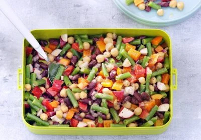 Rainbow Three-Bean Salad