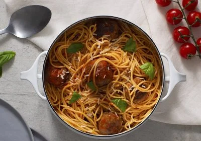 Ronzoni® One-Pot Thin Spaghetti and Meatballs