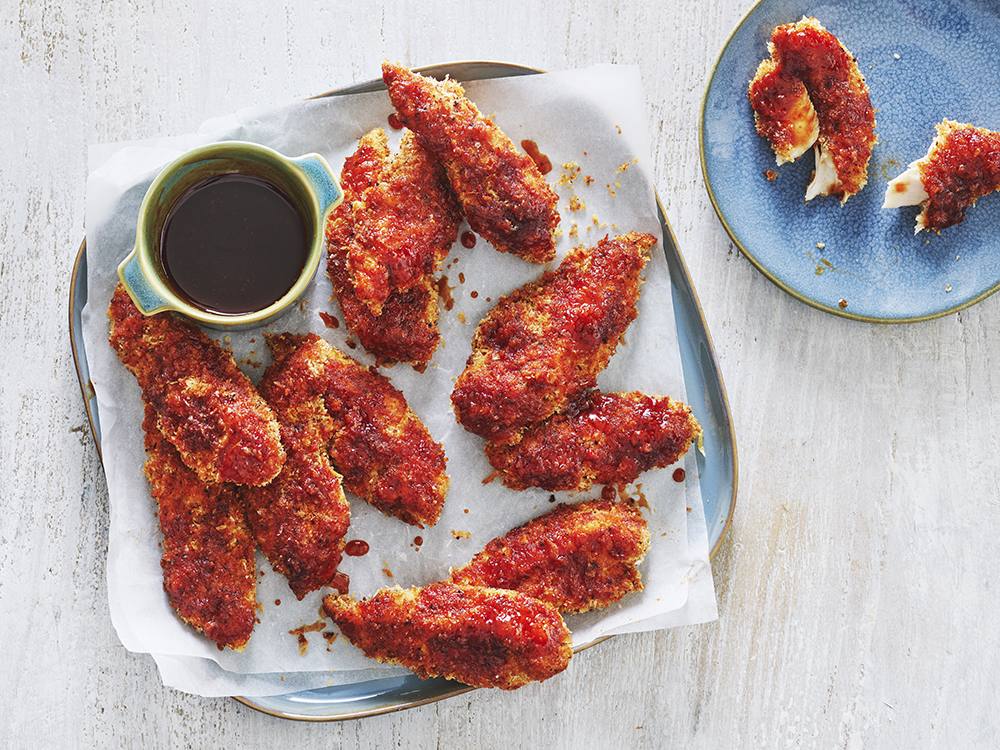 Hot-Dipped Crispy Chicken Fingers | Savory
