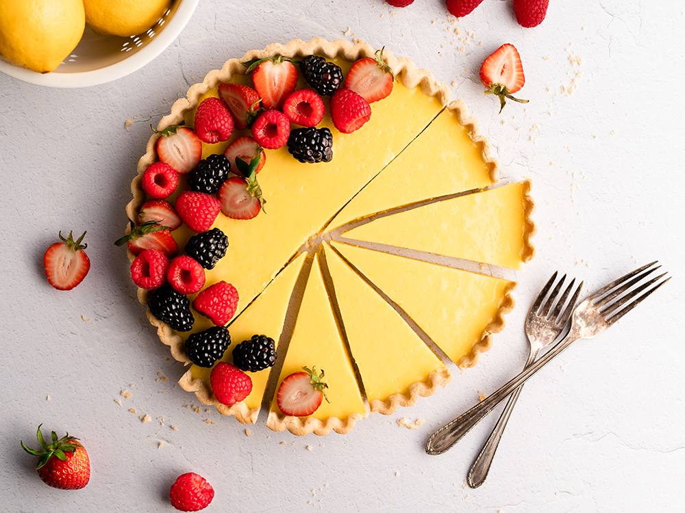 Bob's Red Mill® Gluten Free Lemon Tart with Fresh Berries | Savory