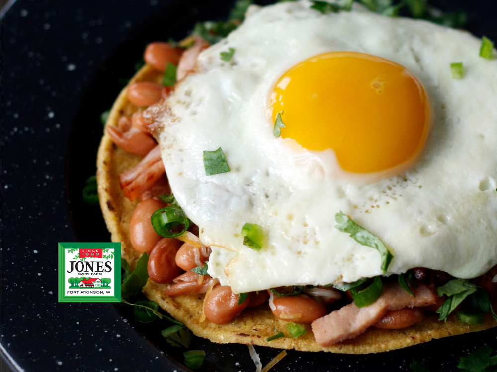 Jones Dairy Farm Canadian Bacon Breakfast Tostada | Savory