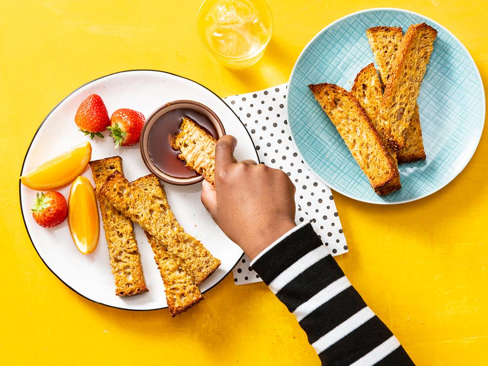 FreezerFriendly Baked French Toast Sticks Savory