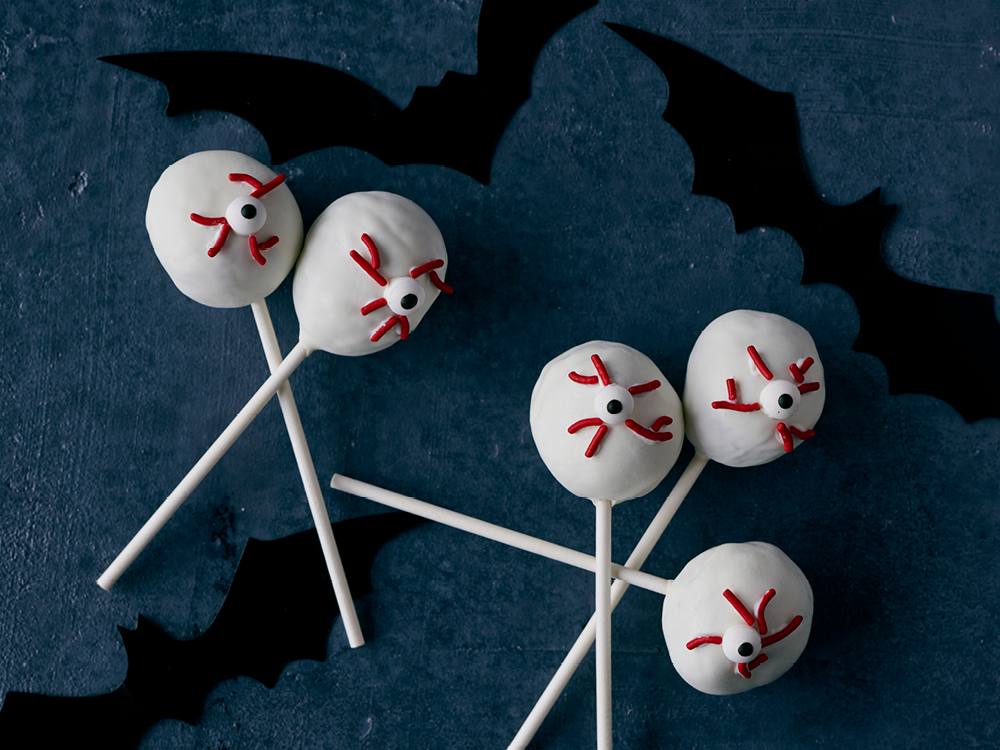 Eyeball Cake Pops | Savory