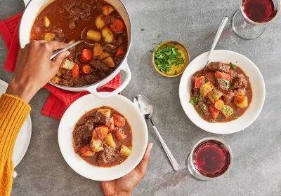 Classic Beef Stew with Carrots and Potatoes