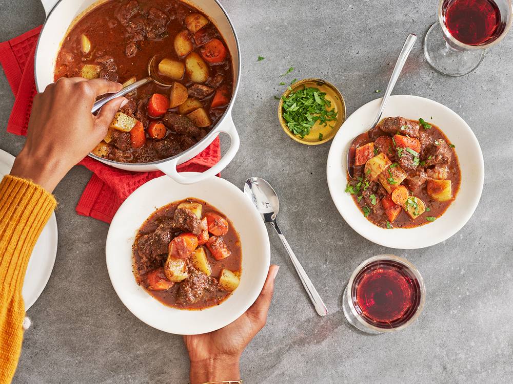 Classic Beef Stew with Carrots and Potatoes | Savory