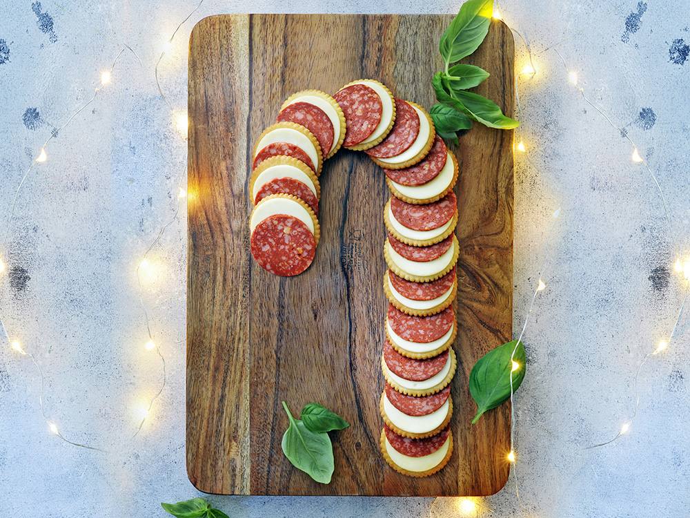 Pepperoni and Cheese "Candy Cane” | Savory