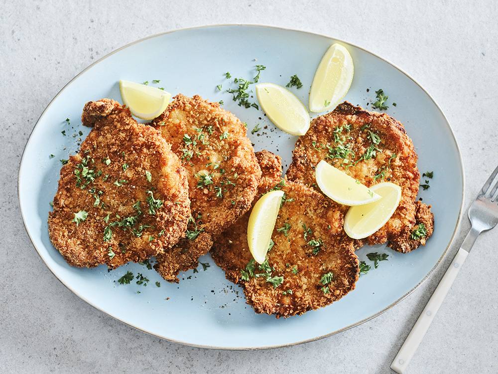 AirFried GlutenFree Pork Schnitzel Savory