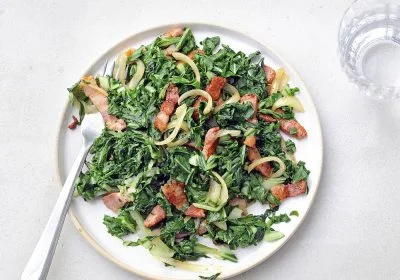 Instant Pot Collard Greens with Bacon