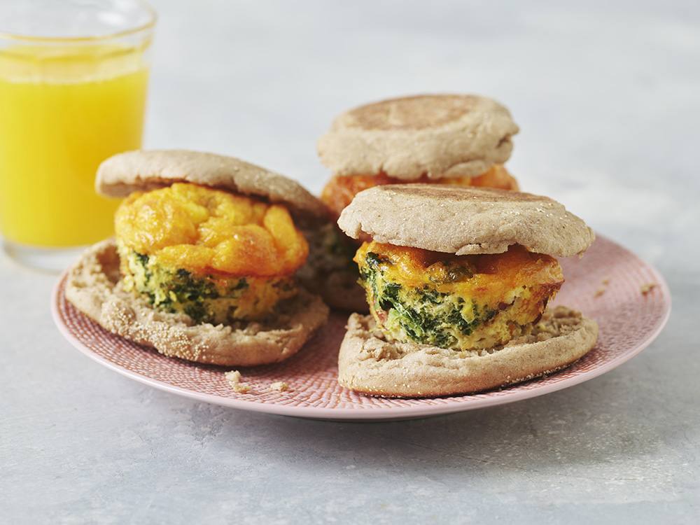 Make Ahead English Muffin Breakfast Sandwiches