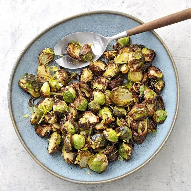 Air-Fried Crispy Brussels Sprouts