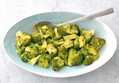 Slow-Cooked Broccoli with Garlic