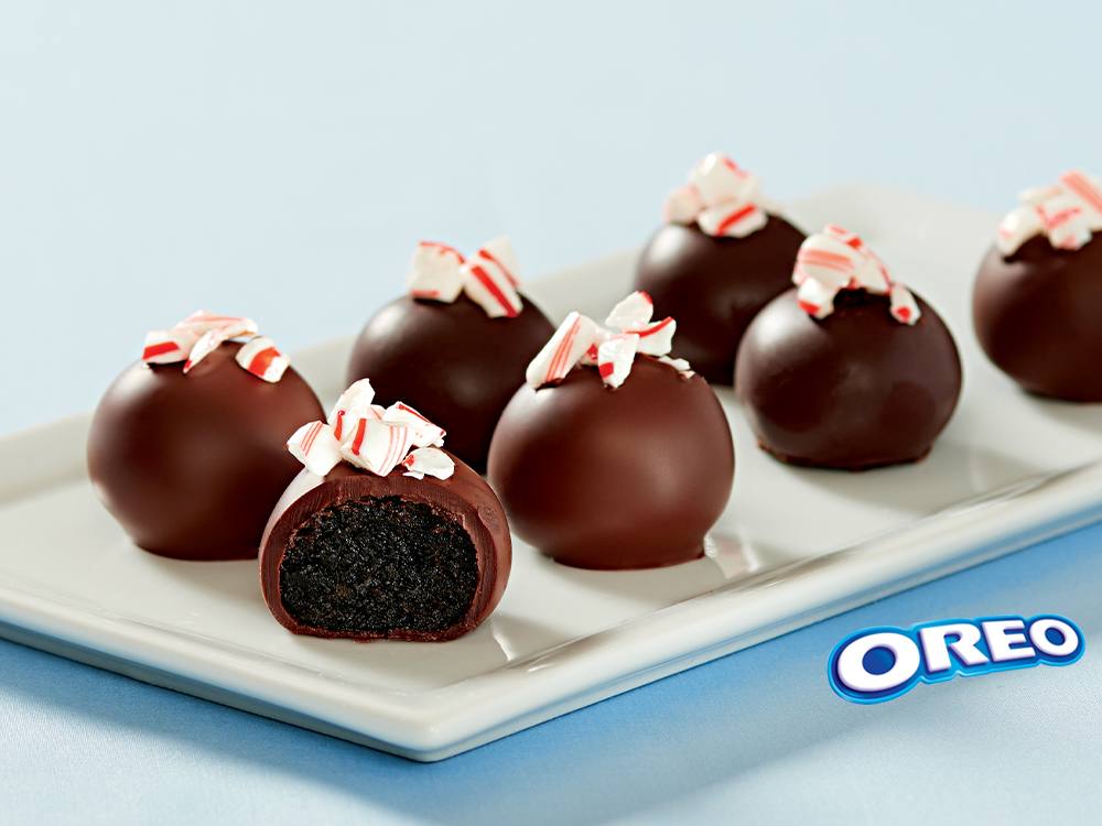 Candy Cane OREO® Cookie Balls Savory