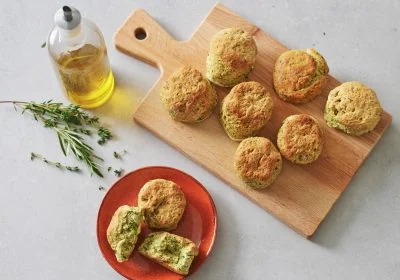 Easy Olive Oil and Herb Biscuits