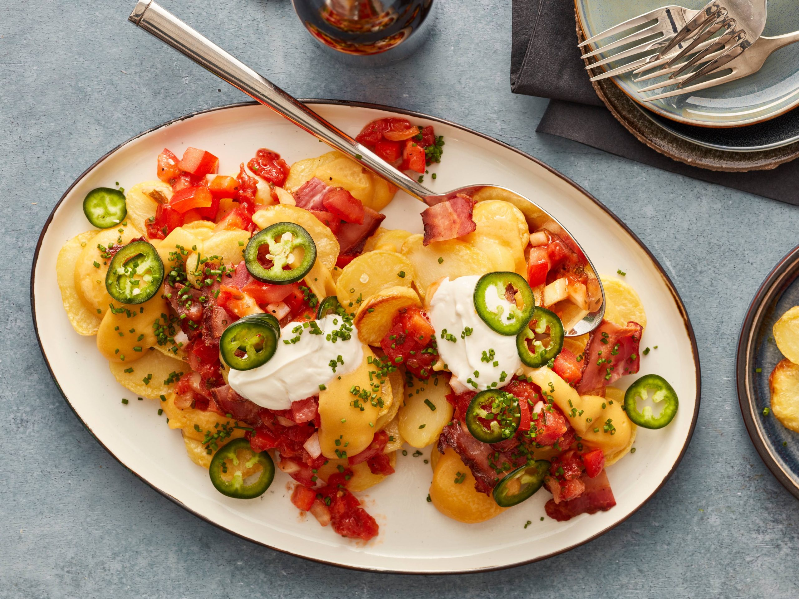 Irish Nachos with Cheese Sauce | Savory