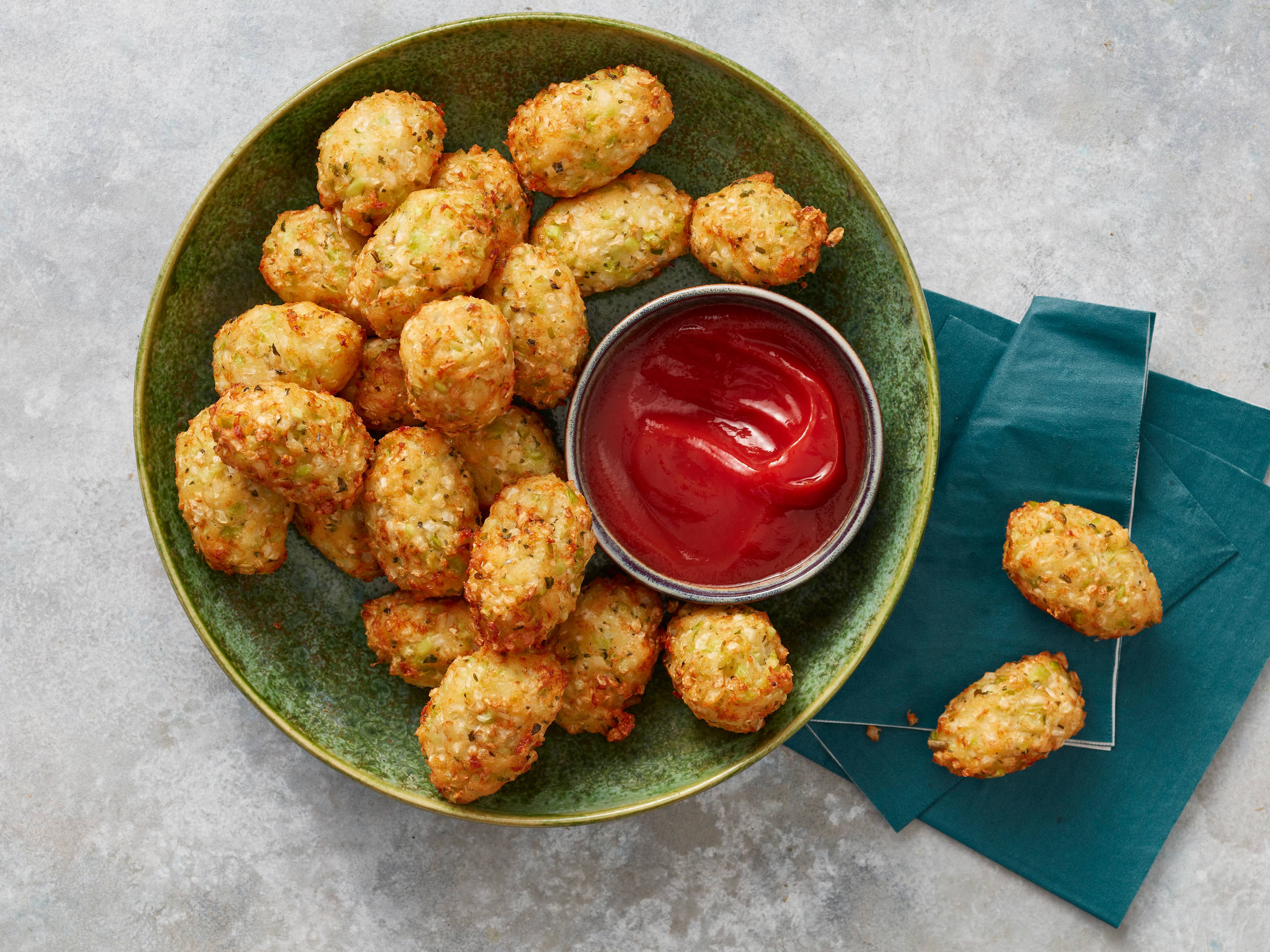 CauliflowerBroccoli Tots Savory