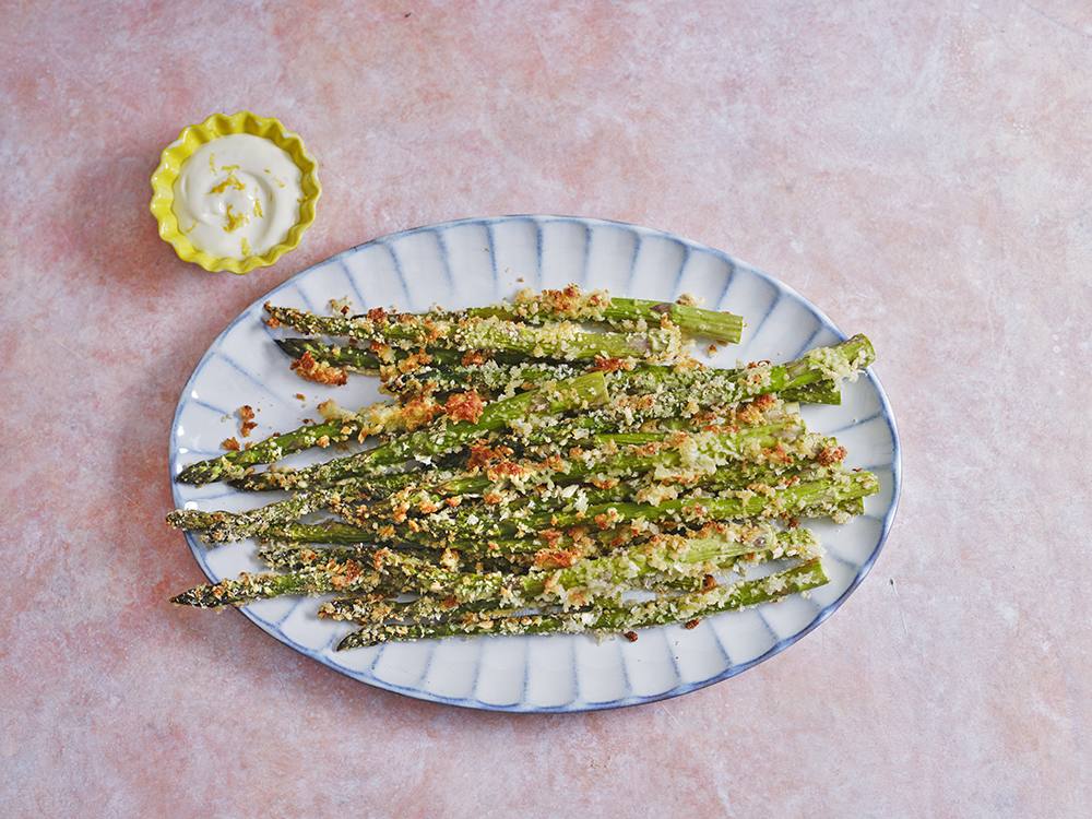 Air-Fried Asparagus Fries | Savory