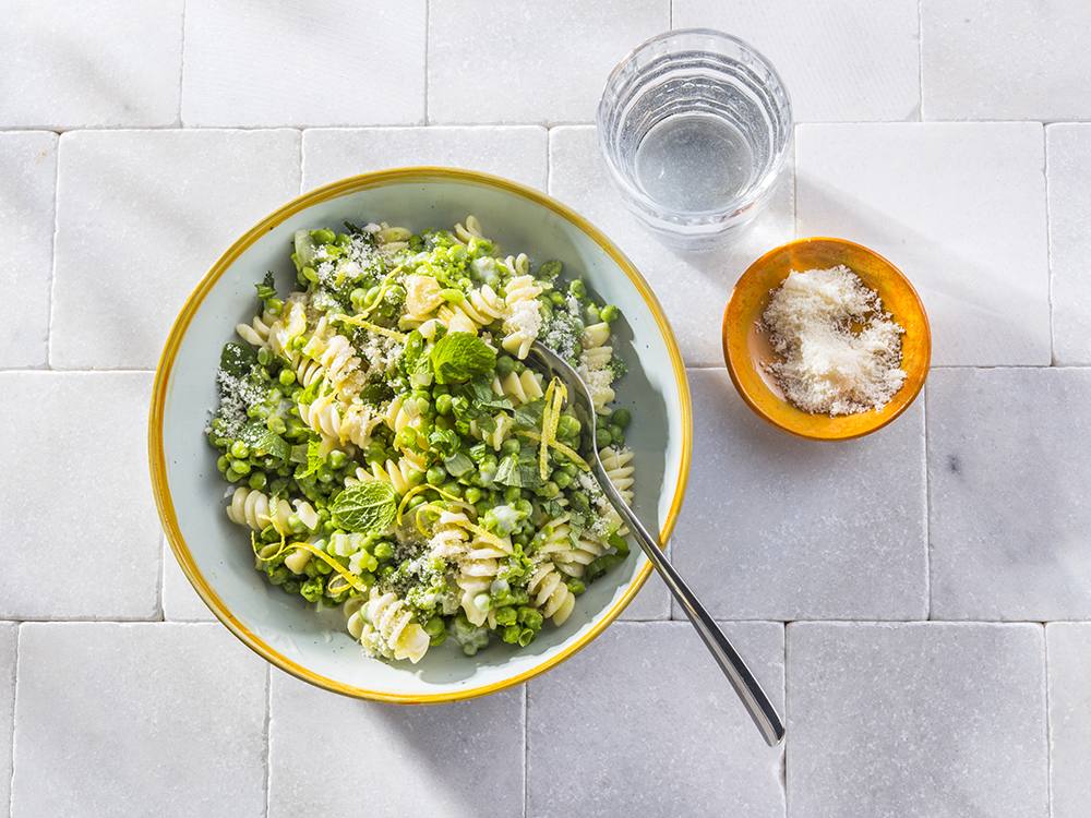 Smashed Pea Pasta | Savory