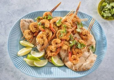 Indian Grilled Shrimp Skewers