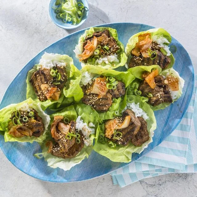Korean Beef Bulgogi Lettuce Wraps