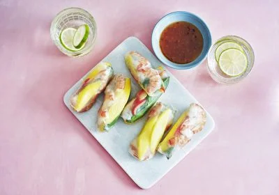 Mango and Shrimp Summer Rolls