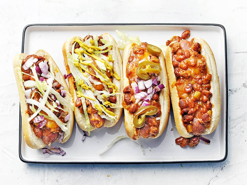 Slow Cooker Chili-Cheese Dogs | Savory