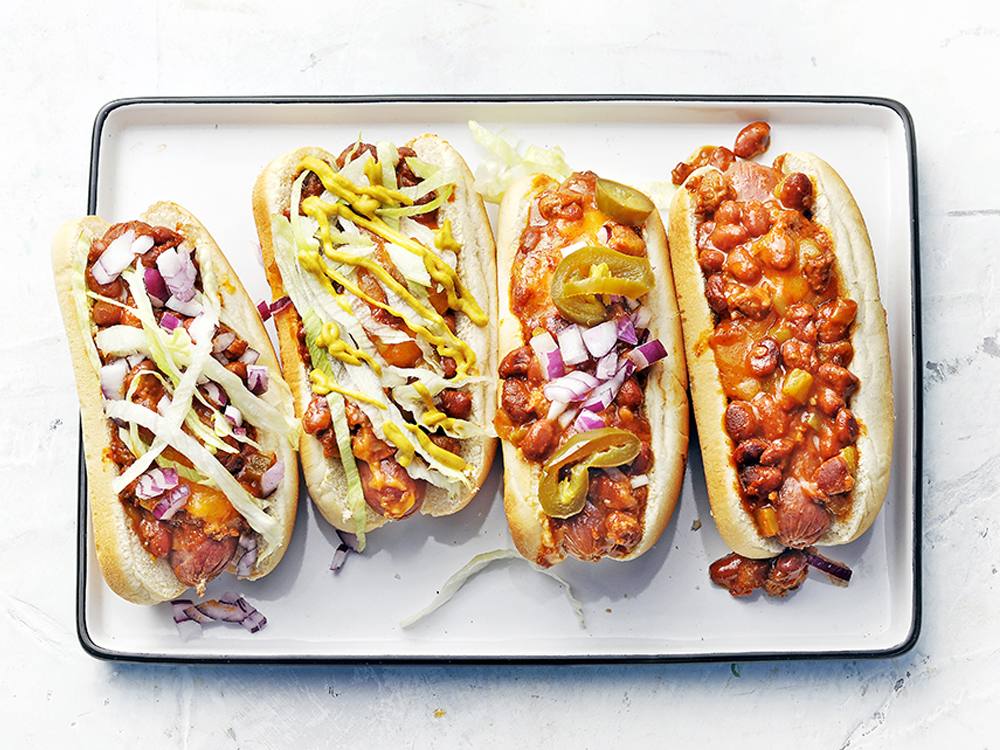 Slow Cooker ChiliCheese Dogs Savory