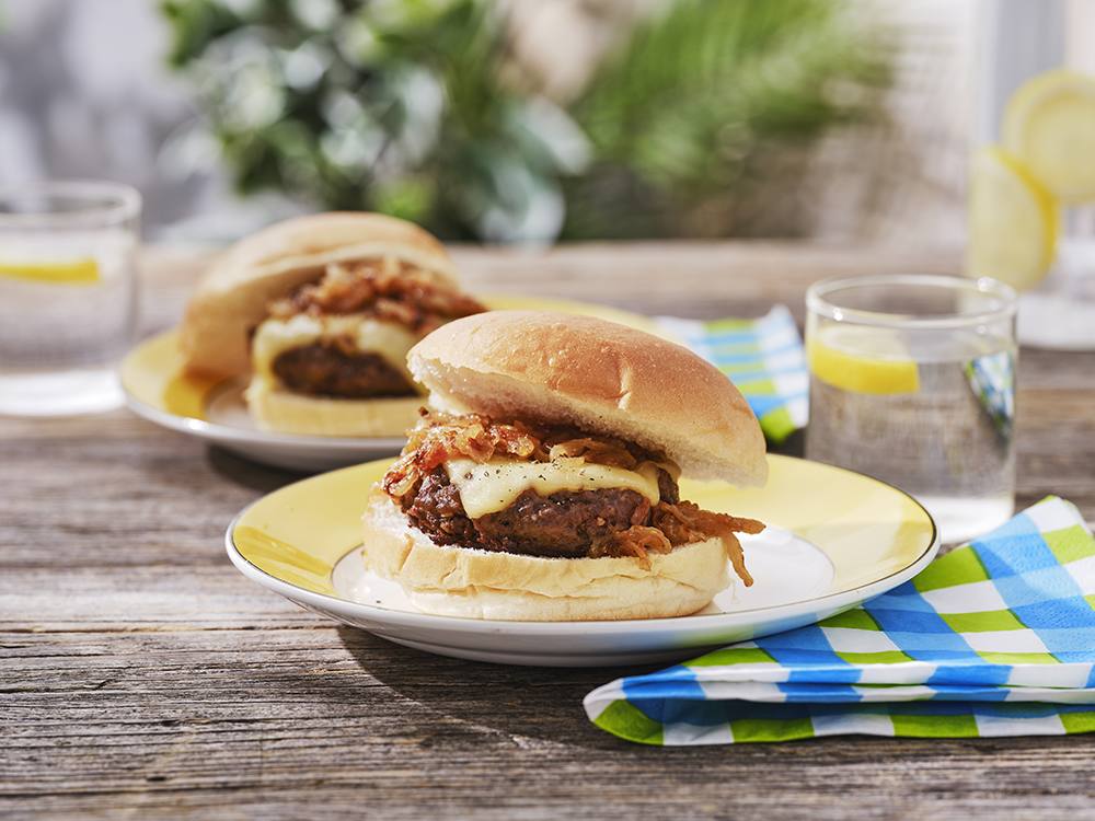 Grilled French Onion Burger | Savory