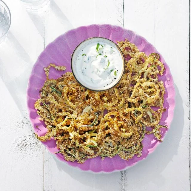 Air Fryer Squash Curly Fries with Za’atar