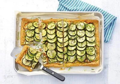 French Zucchini Tart with Herbs