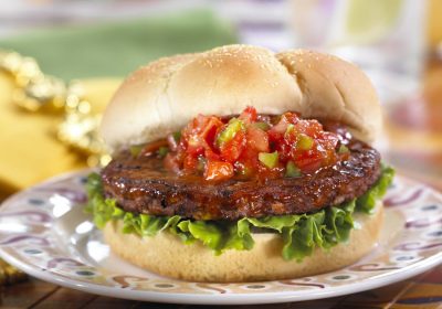 MorningStar Farms® Black Bean Cajun Sauce Burger