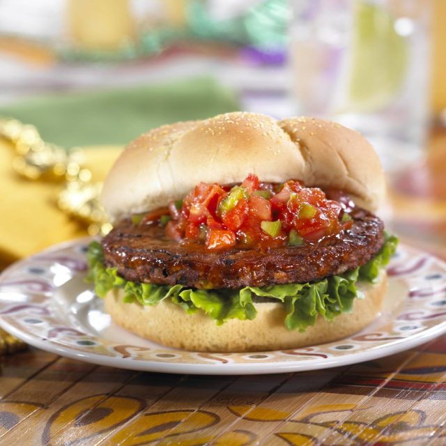 MorningStar Farms® Black Bean Cajun Sauce Burger