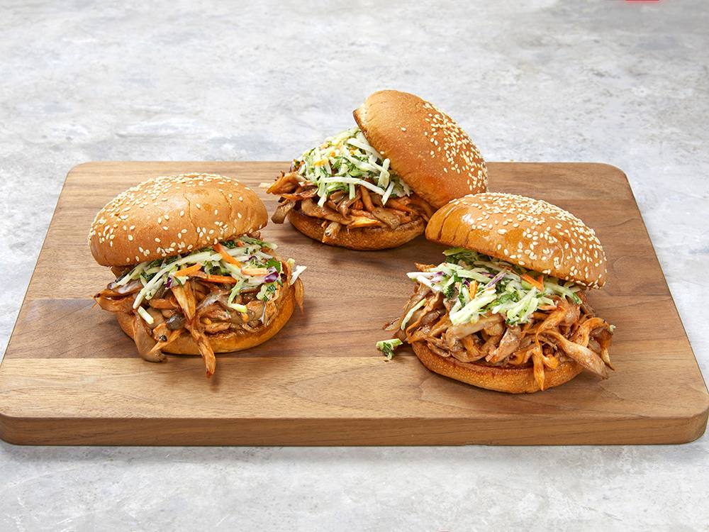 Pulled Oyster Mushroom Sandwiches | Savory