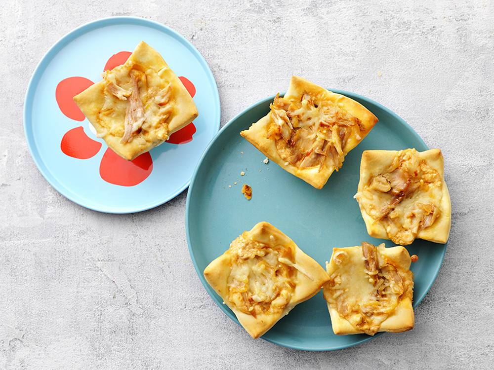 Mini BBQ Chicken Pizza Cups | Savory