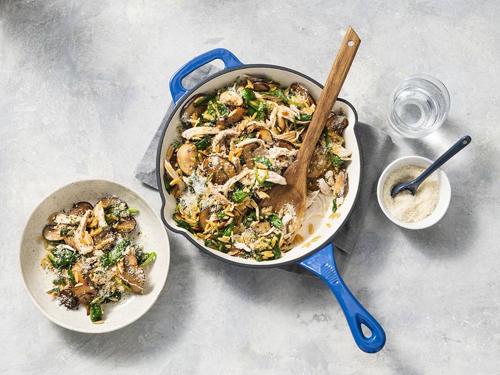 One-Pot Skillet Chicken with Orzo | Savory