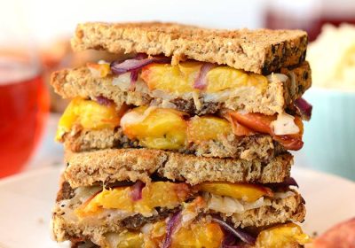 Dave's Killer Bread® Roasted Peach and Gouda Grilled Cheese