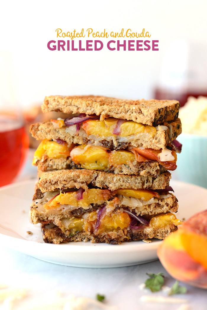 Dave's Killer Bread® Roasted Peach and Gouda Grilled Cheese | Savory