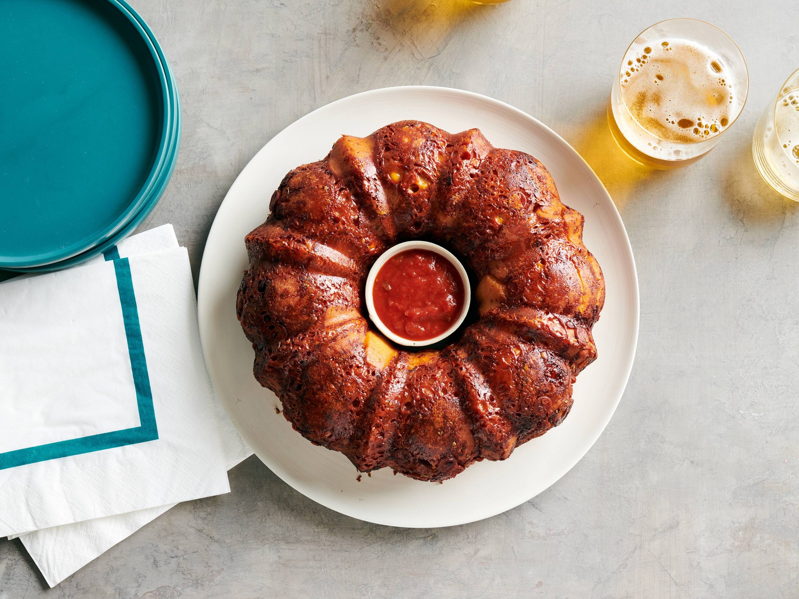 Easy Pull-Apart Pizza Bread | Savory