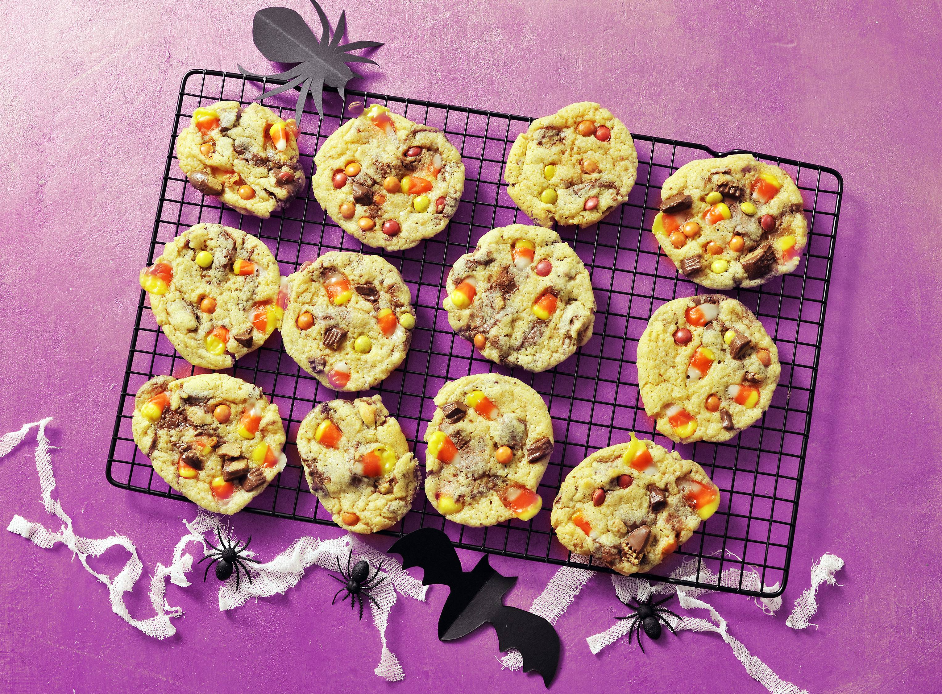 Leftover Halloween Candy Cookie Bars - Butternut Bakery