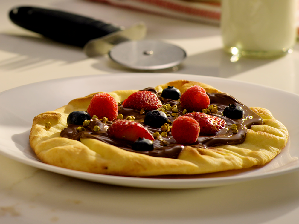 Breakfast Pizza Dough with Nutella® | Savory