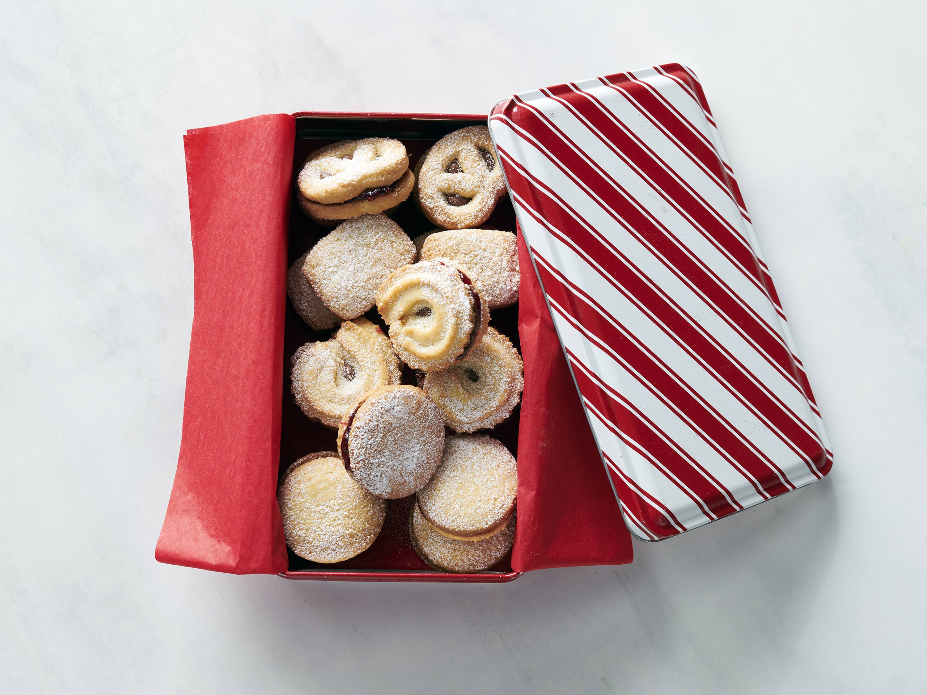 Chocolate and Raspberry Sandwich Butter Cookies Savory