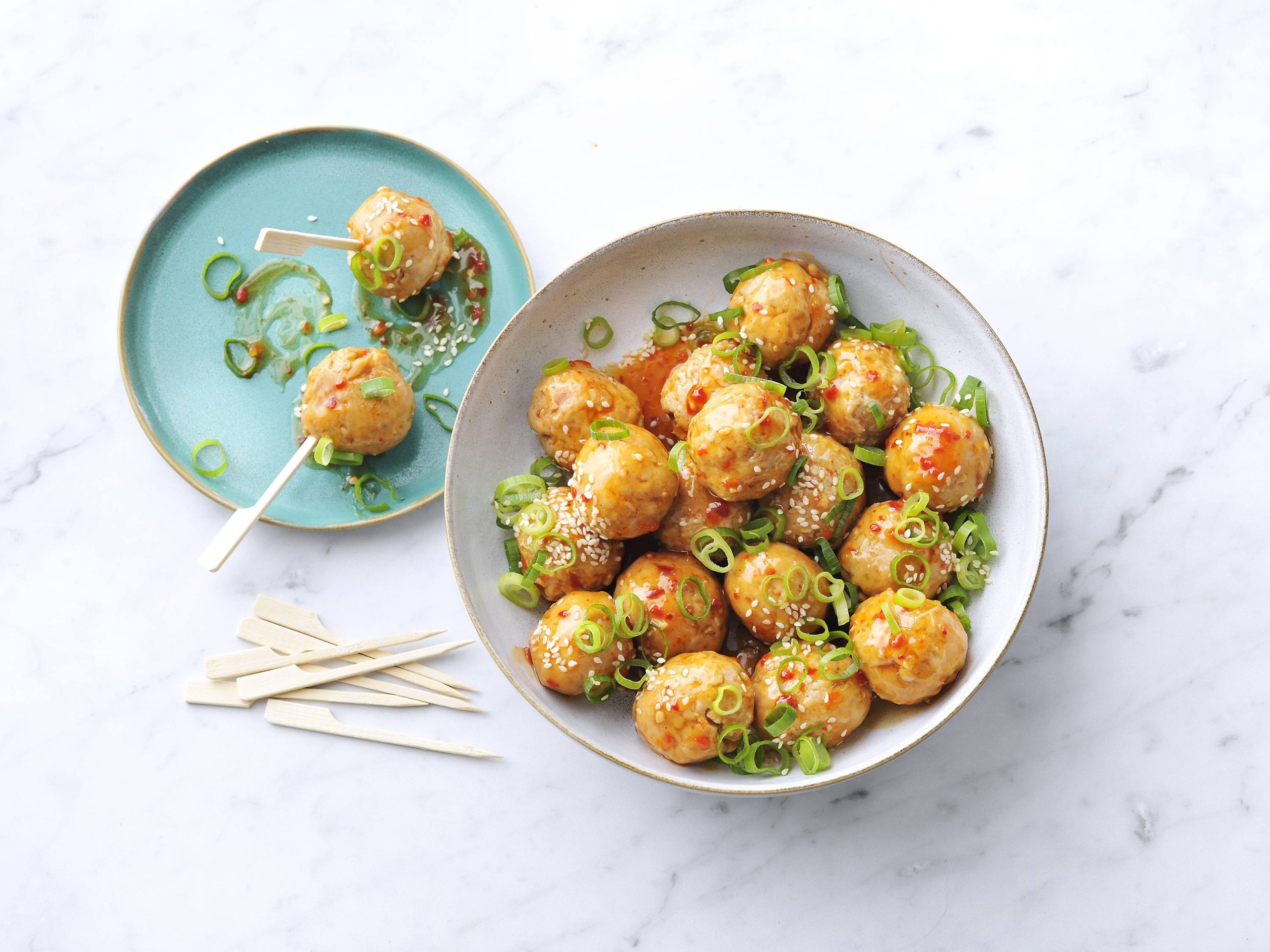 Slow Cooker Thai Sweet Meatballs | Savory