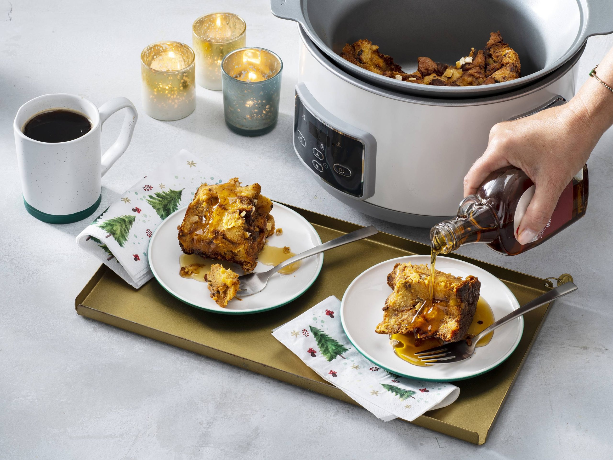 Overnight Slow Cooker French Toast Casserole | Savory