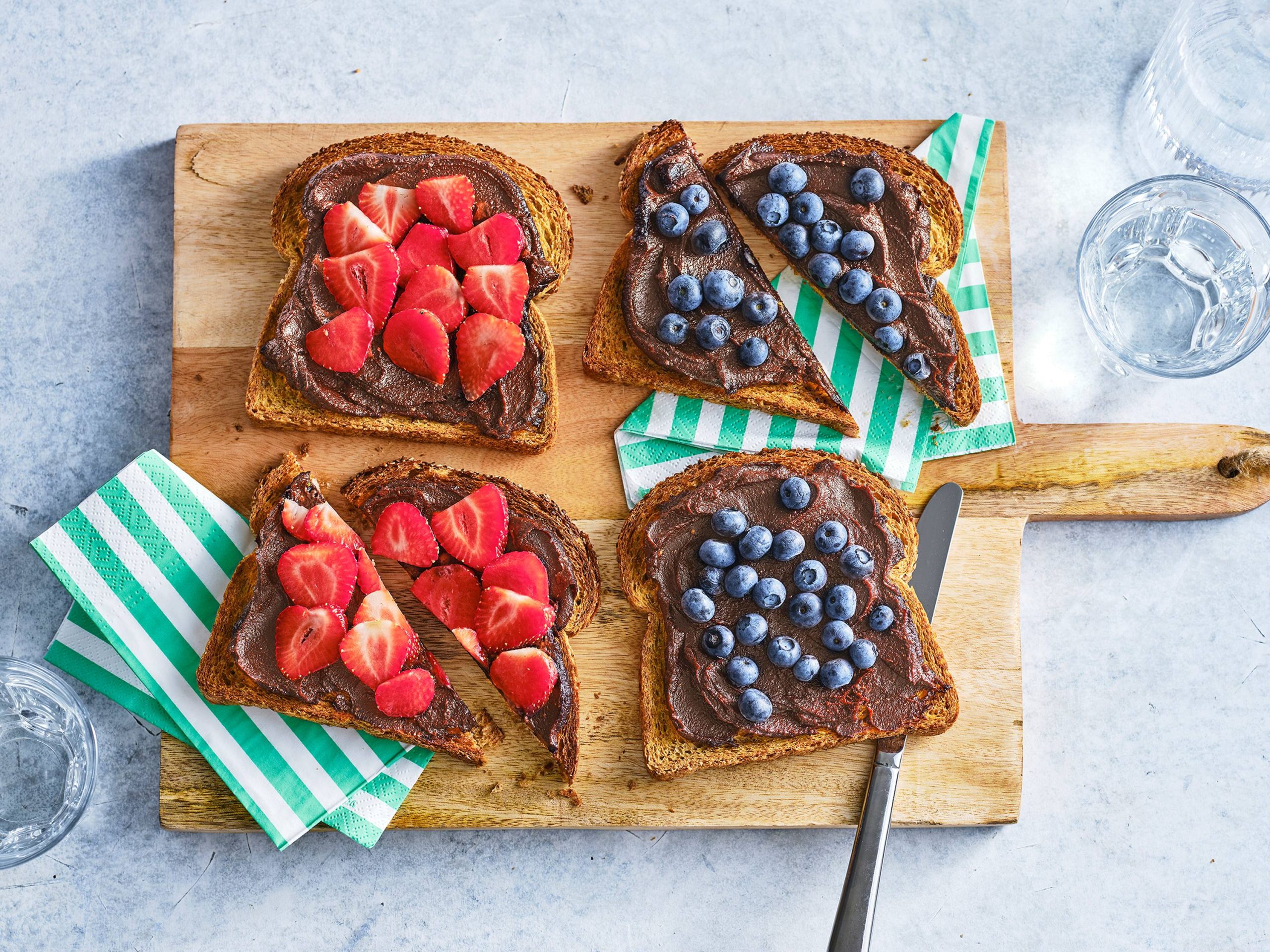 Toast with Chocolate–Pumpkin Seed Spread | Savory