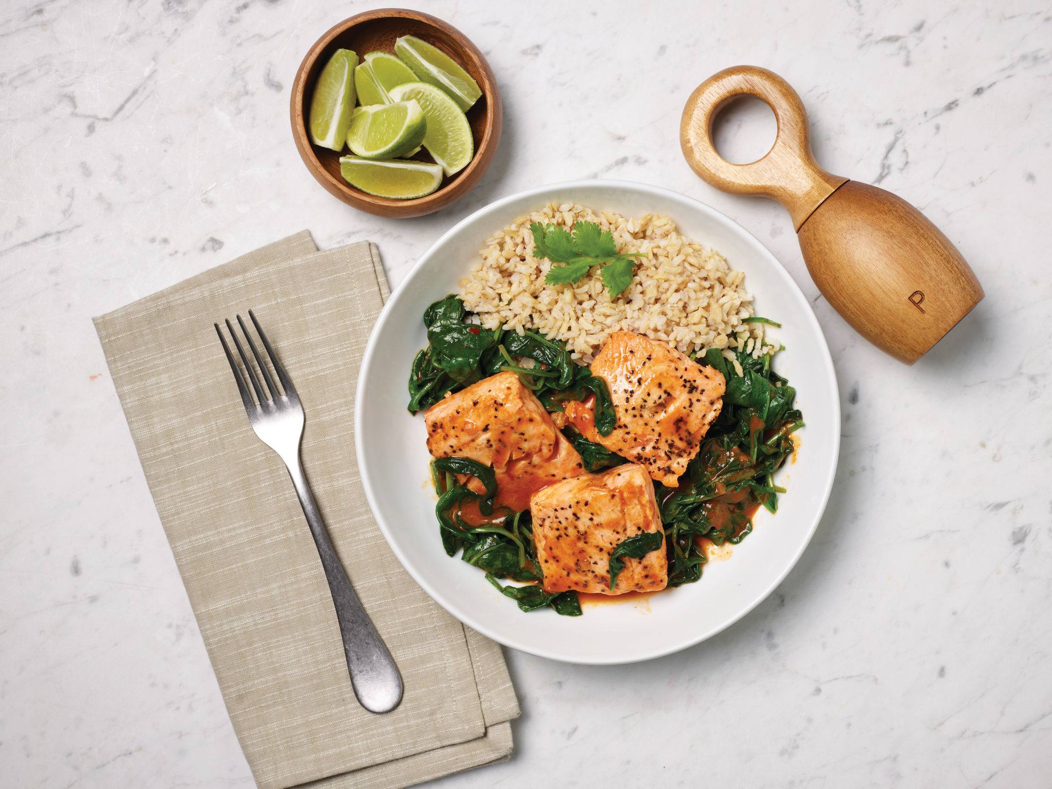 Thai Red Curry Salmon | Savory